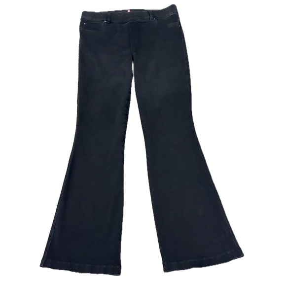 👖🍑 SPANX EveryWear Flare Jeans | Black Booty-Lift TummyTamer™ Sculpting XL Tall - Picture 1 of 5